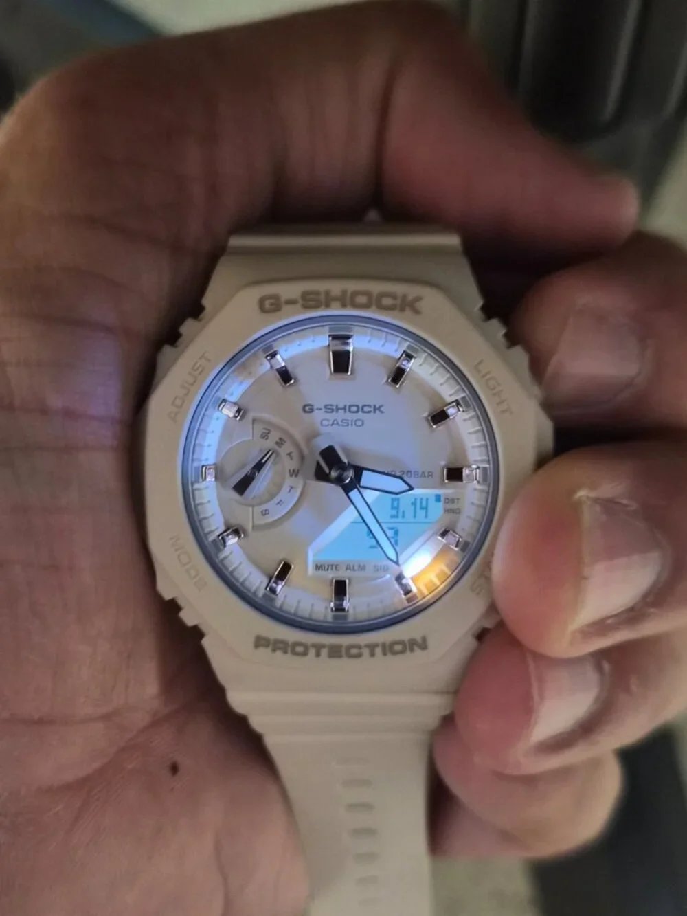 Casio G Shock Carbon Core pink Nearly NWOT